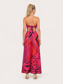 Pink Mirage Printed Two-Piece Set