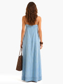 Casual Sleeveless Camisole Maxi Dress