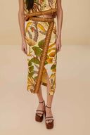 Tropical Print Two-Piece Set