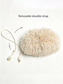Stylish fluffy cloud bag