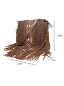 Bohemian Ethnic Fringe Shoulder Bag