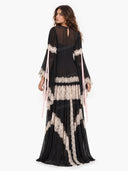 Lace Panelled Maxi Dress