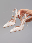 Elegant Lace High Heels