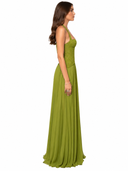 Lace Splicing Halter Neck Maxi Dress