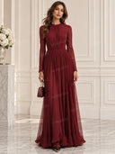 Tailored Blazer & Chiffon Maxi Dress Prom Set