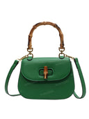 Retro Bamboo Top Handle Bag