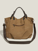 Retro Large-Capacity Canvas Tote Bag