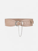Vintage Buckle Chain Detail Waist Belt