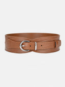 Wide Elastic Waist Buckle Belt