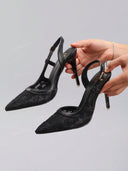 Elegant Lace High Heels