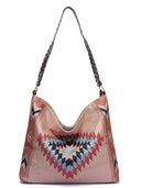 Retro Western Style Woven Tassel Shoulder Bag