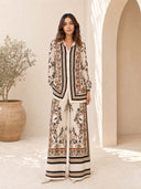 Bohemian Blossom Print Resort Two-Piece Set