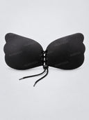 Lace-Up Front Adhesive Strapless Bra