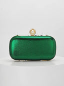 Elegant Sequin Embroidered Floral Clutch Bag