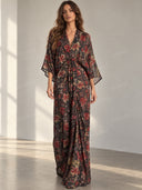 Kimono-Style Printed Dress-4