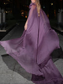 Elegant Sheer Chiffon Maxi Dress