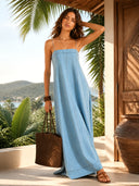 Casual Sleeveless Camisole Maxi Dress
