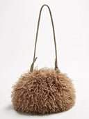 Stylish fluffy cloud bag