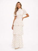Retro Princess Multi-Layer Maxi Cake Dress