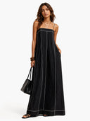 Casual Sleeveless Camisole Maxi Dress