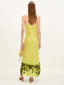Elegant Spaghetti-Strap Sequin Maxi Dress