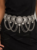 Vintage Coin Chain Waist Belt