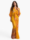 Yellow ILLUSION Printed Dress