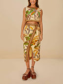 Tropical Print Two-Piece Set