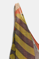 Boho Stripe Print Spaghetti Strap Maxi Dress