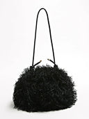 Stylish fluffy cloud bag