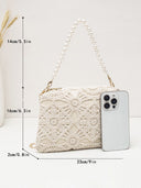 Hollow Crochet Lace Evening Clutch Bag