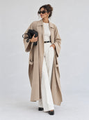 Oversized Cape Sleeve Long Trench Coat