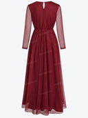 Tailored Blazer & Chiffon Maxi Dress Prom Set