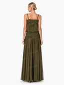Sexy Lace Spaghetti Strap Mesh Maxi Dress