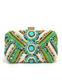 Elegant Beaded Luxury Evening Clutch Bag