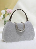 Elegant Shimmer Mini Evening Handbag