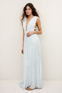 Deep V-Neck Maxi Dress