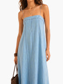 Casual Sleeveless Camisole Maxi Dress