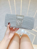 Rhinestone Embellished Clutch Bag