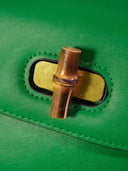 Retro Bamboo Top Handle Bag