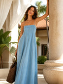 Casual Sleeveless Camisole Maxi Dress