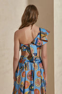 Tropical Fruit Print Two-Piece Set