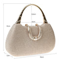 Elegant Shimmer Mini Evening Handbag