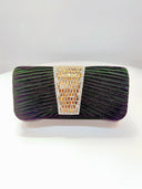 Rhinestone Embellished Clutch Bag