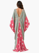 Bohemian Print Kaftan Maxi Dress