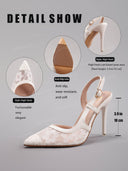 Elegant Lace High Heels