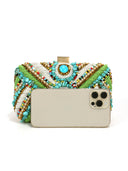 Elegant Beaded Luxury Evening Clutch Bag