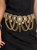 Vintage Coin Chain Waist Belt