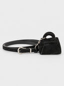 Mini Suede Bag Charm Belt